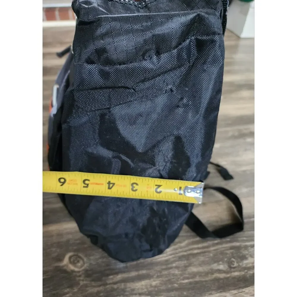 IRONMAN Black Gray Backpack Official Logo Design Athletic Gym Workout Bag Hiking